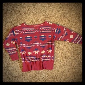Southwest Aztec Print Sweater